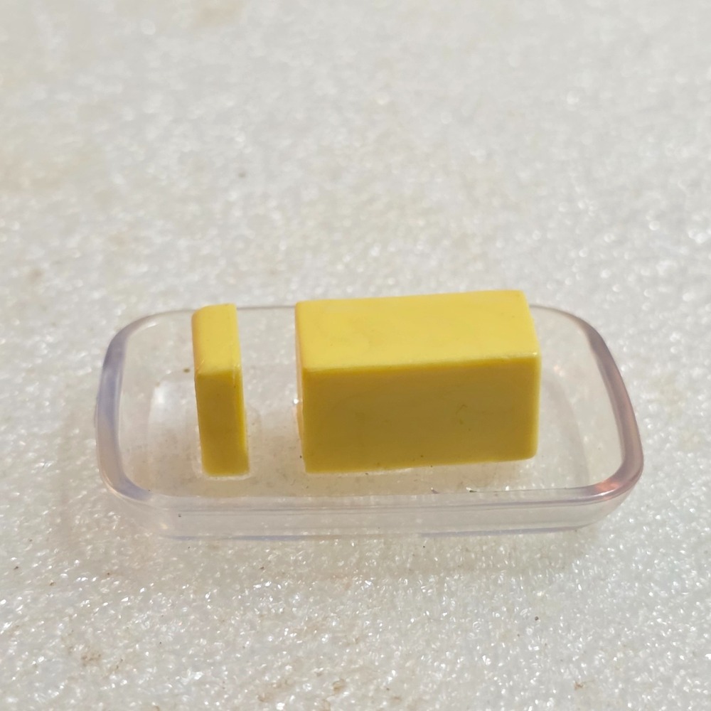 Our Generation Battat Cut Butter in Clear Dish Dollhouse Doll Toy 2" Plastic